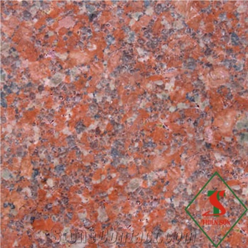 Red Ruby Binh Dinh Granite Tiles & Slabs, Polished Granite Floor Tiles, Wall Tiles