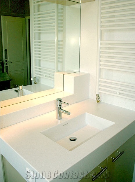 Corian Engineered Stone Bathroom