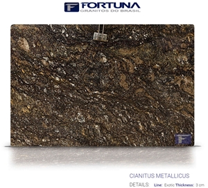 Cianitus Metallicus Slabs, Cianitus Granite