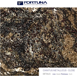 Cianitus Metallicus Slabs, Cianitus Granite