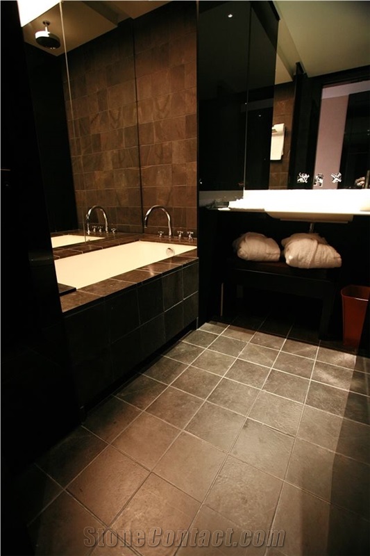 Europe Grey Marble Bathroom Top, Flooring and Wall Tiles