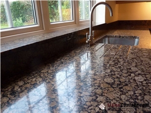Best Quality Baltic Brown Countertop/Baltic Braun Table Tops/Kitchen Worktops/Kitchen Bar Tops/Natural Granite Countertop/Imported Brown Granite