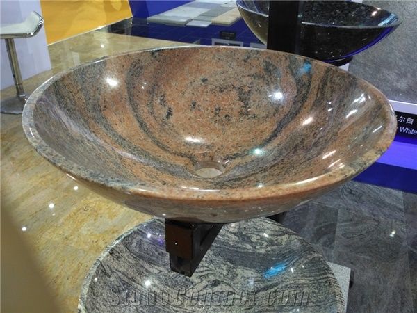red wash basin