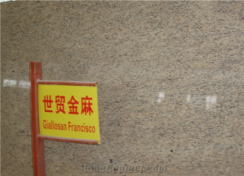 Cheapest Price with Good Quality Giallo San Francisco Granite Tile & Slab,Brazil Granite for Floor,Wall and Slab