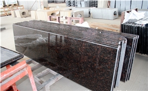 Tan Brown Granite Kitchen Countertop, Blocks Importer, Manufacturer, Factory, Best Price for Worktops
