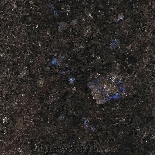 Volga Blue/Ukraine Blue Granite/Natural Stone/Slab and Tiles/Volga Blue Extra Dark/Building Material for Floor and Wall