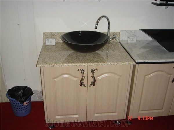 Natural Stone Shanxi Black Granite Bathroom Wash Sinks, Kitchen 