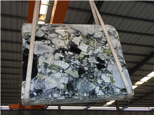Chinese Green Marble, Ice Connect Marble Slabs & Tiles