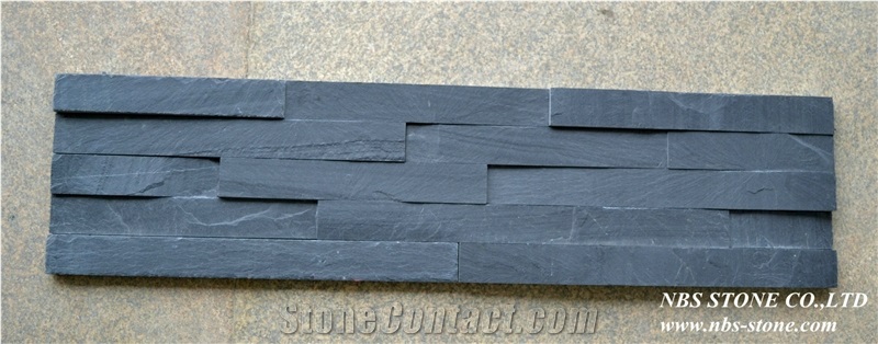 Black Slate Cultured Stone, China Black Slate Cultured Stone