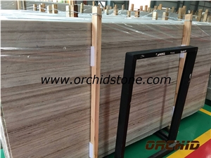 Chinese Polished Crystal Wooden White Marble Slabs & Tiles,Chinese Polished Crystal Wenge White Marble Slabs & Tiles