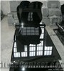 Black Poland Granite Tombstone, Hebei Black Granite Monument & Tombstone