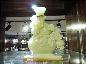 Green Jade Carving,Green Onyx Carving Crafts,Onyx Craved Gifts