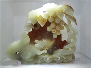 Green Onyx Carvings Gift,Green Jade Sculptures Crafts