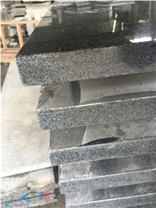 China Black Granite, Fujian Black Granite Countertops, Black G654 Granite Standard Kitchen Countertops