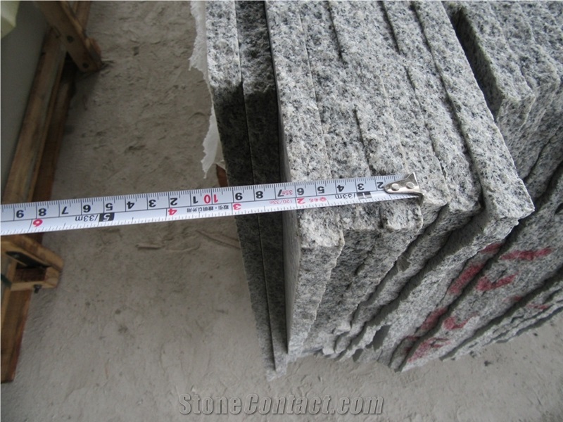 China Light Grey Granite G603 Tile & Slab White Crystal Granite Small Slabs Polished Surface