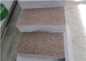 Chinese Tianshan Red Granite Tile & Slabs Polished Flooring Tile
