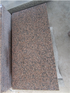 Chinese Tianshan Red Granite Tile & Slabs Polished Flooring Tile