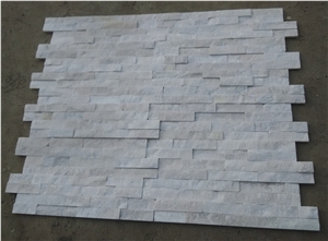 Cultured Stone Natural White Quartzite for Wall Cladding, Ledge Wall Cladding Panels