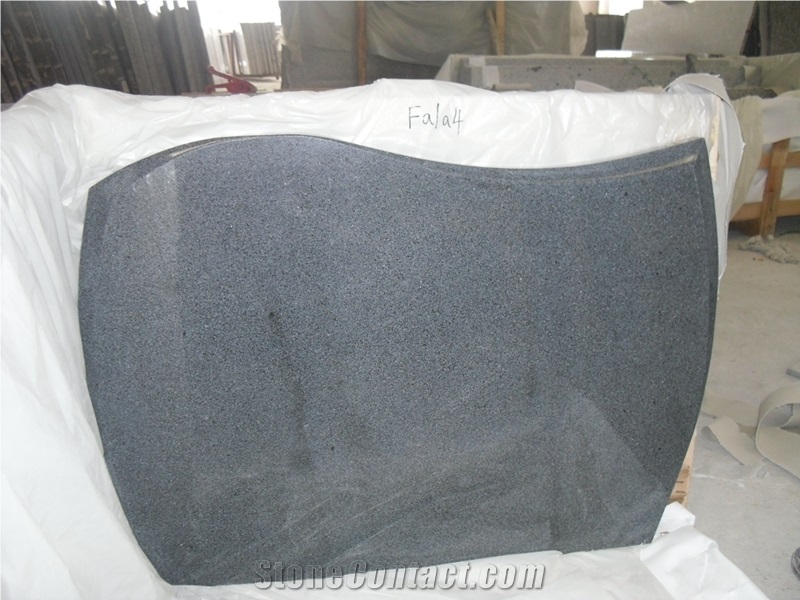 G654 Pangda Dark Granite Polished Headstone Competitive Price