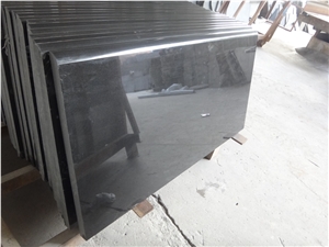 High Quality Mongolian Black Granite for Kitchen Countertop, Black Countertop