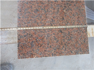 Popular Red Granite Tianshan Red Granite Tile & Slab for Floor Tiles Polished Surface