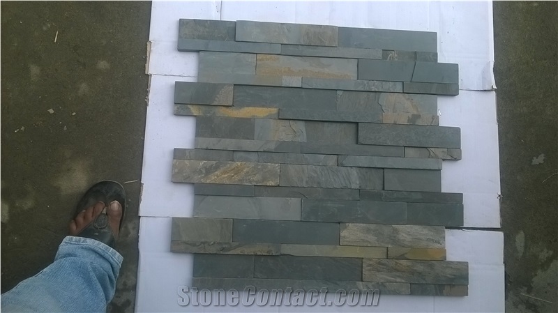 Black Rustic Slate Tiles & Slabs, Black Rustic Ledges. Floor Tiles, Walling Tiles