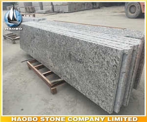 Chinese Factory Direct Natural Grey Granite Bianco Antico Prefab Kitchen Countertop, Laminated Bullnosed Edges Island Tops, Bar Tops Building Project