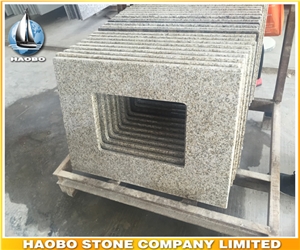 Yellow Granite Bathroom Vanity Top Bath Top