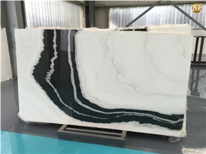 New Production Dalmata Marble Tile & Slab, China Panda White Marble Slab a Grade for Wall/ Floor, Cut to Size