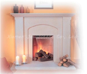 Polished / Honed Bianco Botticino Marble Fireplace Mantel/Hearth/Design/Surround,British Fireplace