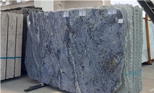 Azul Bahia Granite Tiles & Slabs,Brazil Blue Granite Slab Cut to Size for Floor Paving or Wall Cladding Tiles