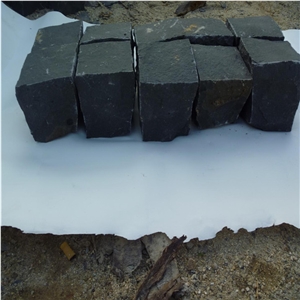 Black Basalt Cobble Stone, Black Basalt Cube Stone & Pavers