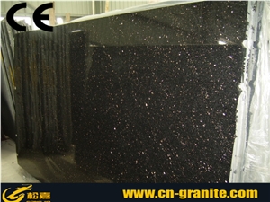 Black Galaxy Granite Slabs & Tiles for Interior Decoration