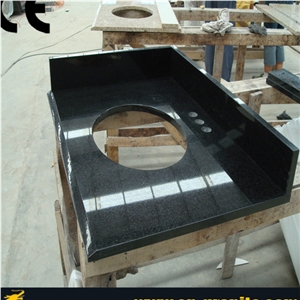 Black Granite Countertops, Granite Vanity Top, One Piece Vanity Top, Bathroom Vanity Top, Bathroom Vanity Top, China Black Granite Vanity Tops, Cut To Size Vanity Tops