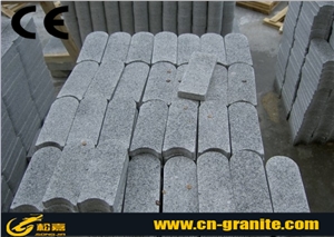 Black Granite Kerbstone,Flamed Curbstone,Factory Price for Sale,China Black Granite Side Stone