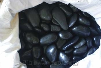 Black Pebble, Black Aggregates, Flat Pebble, Black Gravel, Black River Stone, Polished Pebbles, Gravel