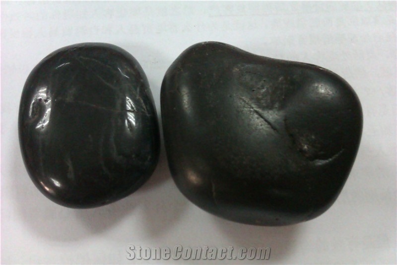 Black Pebble, River Stone, Polished Pebbles, Flat River Pebbles, Pebble Stone Driveways