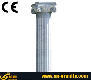 Carved Yellow Marble Column,Column Pillar Buliding Material,Songjia Roman Column