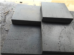 China Black Basalt Slabs & Tiles, Andesite Wall Tiles, Lava Stone Floor Tiles