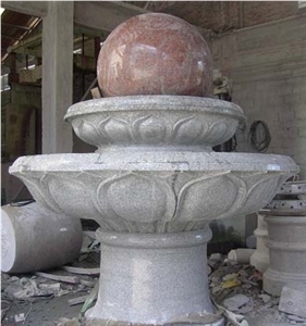 China Black Marble Ball Water Fountain, Ball Fountain, Water Fountains Garden Decoration