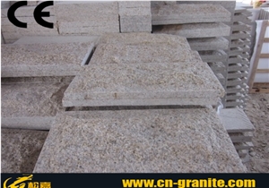 China G682 Granite Mushroom Stone, Yellow Granite Mushroomed Cladding
