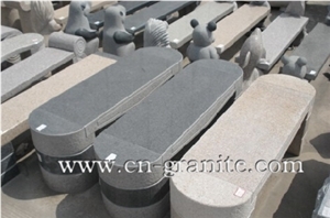 China Grey Granite Chairs,Garden Chairs&Tables,Exterior Garden Animal Stone Benches