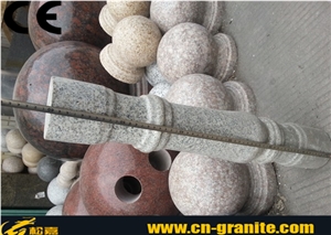 China Grey Granite G603 Railing & Baluster,China Granite Handrail Railing,Cheap Grey Granite Balustrades
