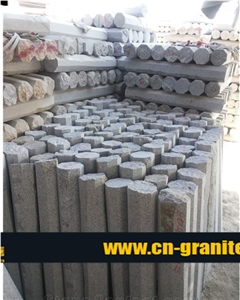China Grey Granite Railing & Baluster,Grey Stone for Outdoor Stair Railing