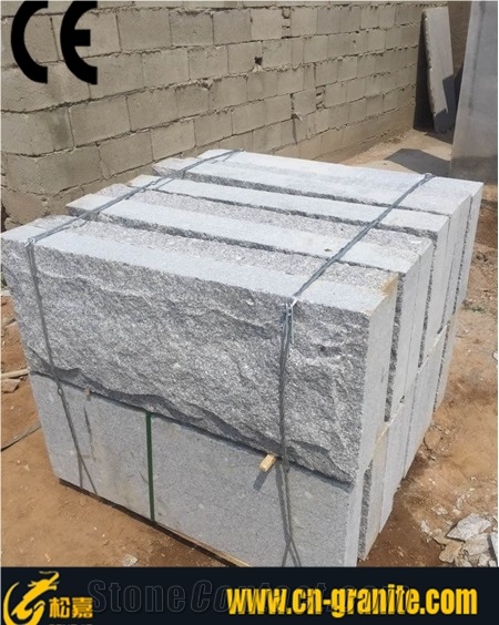 China Grey Granite Split Face Mushroom Stone,Mushroom Granite Stone for Wall Cladding Outside Stone