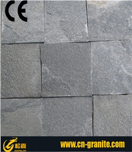 China Grey Wooden Sandstone Cube Stone & Pavers, Grey Sandstone Pavers for Sale
