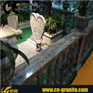 China Juparana Grey Granite Short Handrail,Balustrades Prices,Rails for Staircase,Balustrades for Sale,Balustrades Handrails,Outdoor Stair Railings,Models Railings for Balcony,Interior Stair Railings