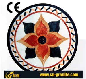 China Natural Marble Mosaic Medallion, Floor Medallions