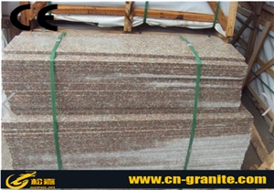 China Red Granite G687 Stairs & Steps,Red Stair Treads,Granite Staircase