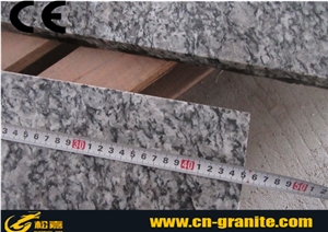 China Seawave White Granite Kitchen Worktops with Sink Hole,Spray White Granite Kitchen Countertops,Cheap White Granite Tops